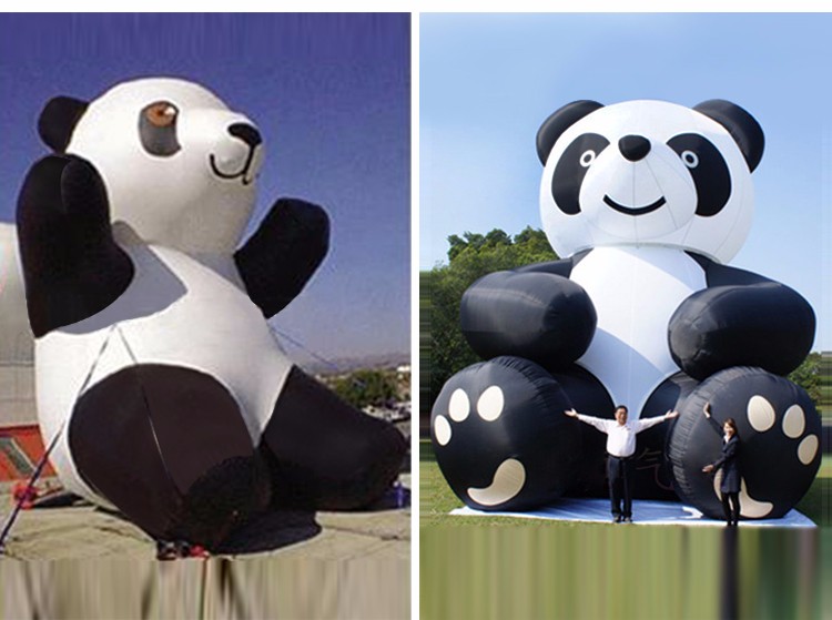 万州熊猫固定吉祥物